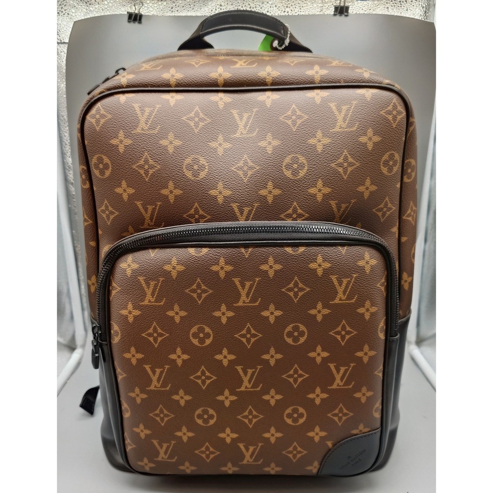 Louis Vuitton Dean Backpack Monogram Macassar Brown Black [GNH008788]